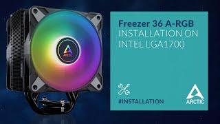 Freezer 36 A-RGB Installation on Intel