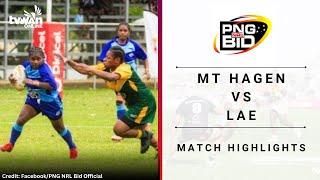 Mt Hagen vs Lae  Female  PNG NRL Bid  Match Highlights  Day 1