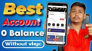 Best zero balance bank account  zero balance account opening online  best bank for zero balance