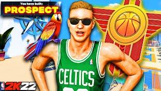 THE FIRST EVER LEGEND PROSPECT BUILD IN NBA 2K22 Super Rare Hes Actually Good Now...