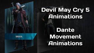 Devil May Cry 5 Dante Animations Movement Animations