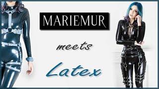 Combining Latex Catsuits & Leather Harnesses by Marie Mur 