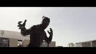 Black Panther vs The Winter Soldier - Black Panther first scene  Captain America Civil War