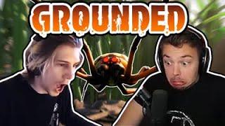 GROUNDED GAMEPLAY COMPILATION  BEST MOMENTS TWITCH FAILS &  FUNNY REACTIONS Forsen xQcOW  Lirik