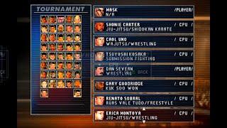 UFC Sudden Impact PS2 PCSX2 Gameplay #1  All Characters Unlocked Tournament 4K 60fps