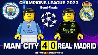 Manchester City vs Real Madrid 4-0 5-1 Champions League 2023 All Goals & Hіghlіghts Lego Football