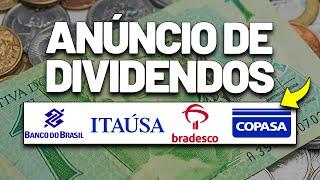 NOVO JCP BILIONÁRIO DA ITAÚSA e do BANCO BRADESCO COPASA  CSMG3 BBAS3 BBDC4 ITSA4