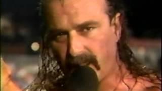 Mean Gene Okerlund interviews Jake Roberts about The Undertaker 03-08-1992