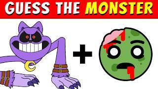 ZOMBIES? Guess The MONSTER Smiling Critters By EMOJI And VOICE  Poppy Playtime Chapter 3