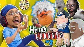 HELLO GRANNY in our HOUSE FGTEEV ️s GRANNY BABE Hello Neighbor Grannys House Mod Game #2