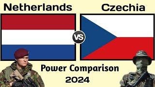 Netherlands vs Czechia military power comparison 2024  world military power 2024  Czech republic