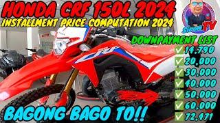 2024 HONDA CRF 150  INSTALLMENT PRICE UPDATE