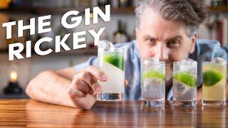 The Gin Rickey The EASIEST no-sugar cocktail ever.