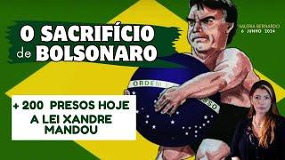 Bolsonaro se sacrifica Pelos Presos de Oito de Janeiro
