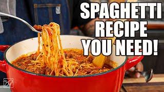 The Only Homemade Spaghetti Recipe Youll Ever Need