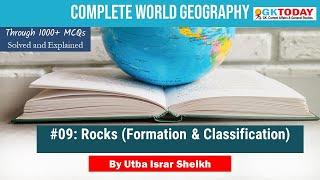 Top World Geography Questions #09 Rocks Formation and Classification