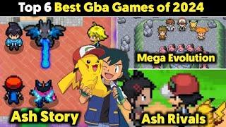 Top 6 Best Pokemon Games In 2024  Best Pokemon Gba Games For Mobile  Free  Hindi 