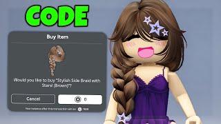 CODES THAT GIVE YOU FREE ITEMS  FREE HAIR