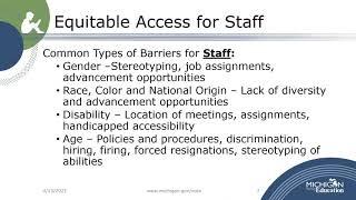 2021 Equitable Access