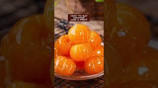 HOW TO EAT ORANGE LIKE A PRO? #asmr #asmrfood #asmrvideo #asmrsounds #foodporn #fruit #orange
