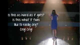 Glee - Cry Lyrics