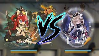 Arknights Surtr VS Viviana