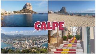 CALPE  SPAIN 4K - Town & Beach  Costa Blanca