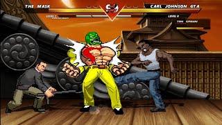 The Mask vs Carl Johnson & Toni Cipriani - High level insane fight 