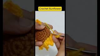 Crochet Sunflower  #ytshorts #crochet #viralshorts #viralvideo