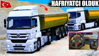 AXOR İLE HAFRİYAT ÇEKİYORUZ  ETS 2 MOD - LOGİTECH G29