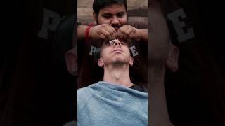 🟡 #skincracking #indianbarber  #asmr  #asmrbarber  #massage