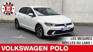 VOLKSWAGEN POLO  toutes LES MESURES REELLES du LABO 