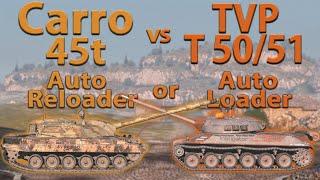 WOT Blitz Face Off  TVP T 5051 vs Carro 45t