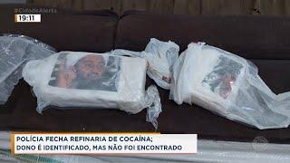 Polícia fecha refinaria de cocaína em Guariba drogas tinham adesivos com rosto de terrorista