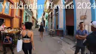 Afternoon walk in Havanas main pedestrian street - Valentine 2024