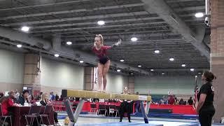 Skyler Downs Level 8 Beam Routine 2020 Star Struck 9.3