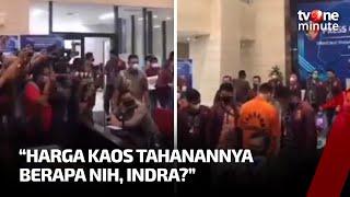 Indra Kenz Dibully Wartawan di Konferens Pers Kasus Binomo  tvOne Minute