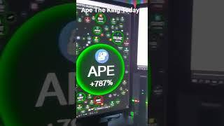 crypto todayy.. Ape is the King