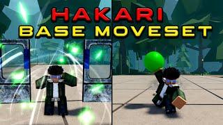 New and COMPLETED HAKARI BASE MOVESET IS AMAZING in ROBLOX CURSED ARENA