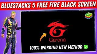 How to Fix Bluestacks 5 Free Fire Black Screen  Blue stacks 5 Black Screen Problem Solved