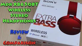 Sony MDR XB650BT Bluetooth Wireless Headphones Review & Unboxing