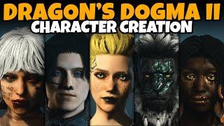 Dragons Dogma 2 Character Creation Male & Female All Races Full Customization Options More