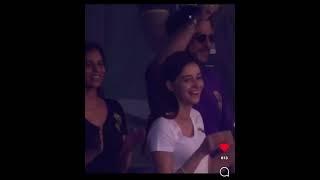 Shah Rukh Khan Suhana Khan AbRam Khan Ananya Pandey@ Eden Gardens KKR Match