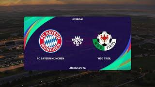 FC Bayern München vs WSG Tirol 13082024 Club Friendlies PES 2021