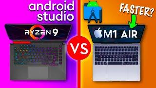 Ryzen 9 vs M1 Mac  Android Studio build