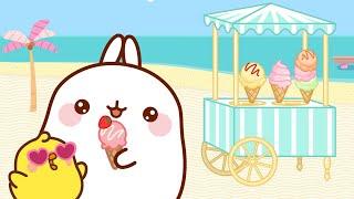 Molang and Piu Piu  Ice Cream Challenge   Funny Compilation For kids