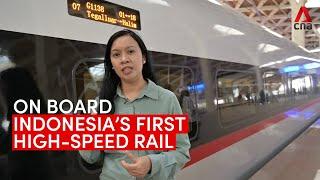 What it’s like on board Indonesia’s first high-speed rail from Jakarta to Bandung