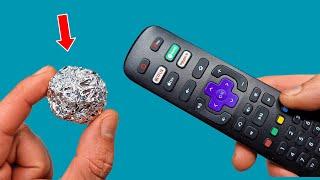 Put Aluminum foil on your Remote Control and be Amazed