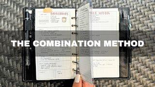 Finally figured out my planner system... #combinationmethod