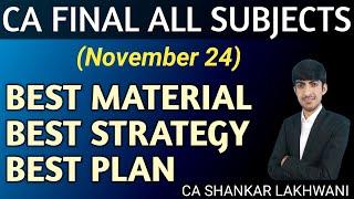 100% Guaranteed 70+ Strategy CA Final All Subjects-CA Final FRAFMAuditDT & IDT CA Final Nov 2024